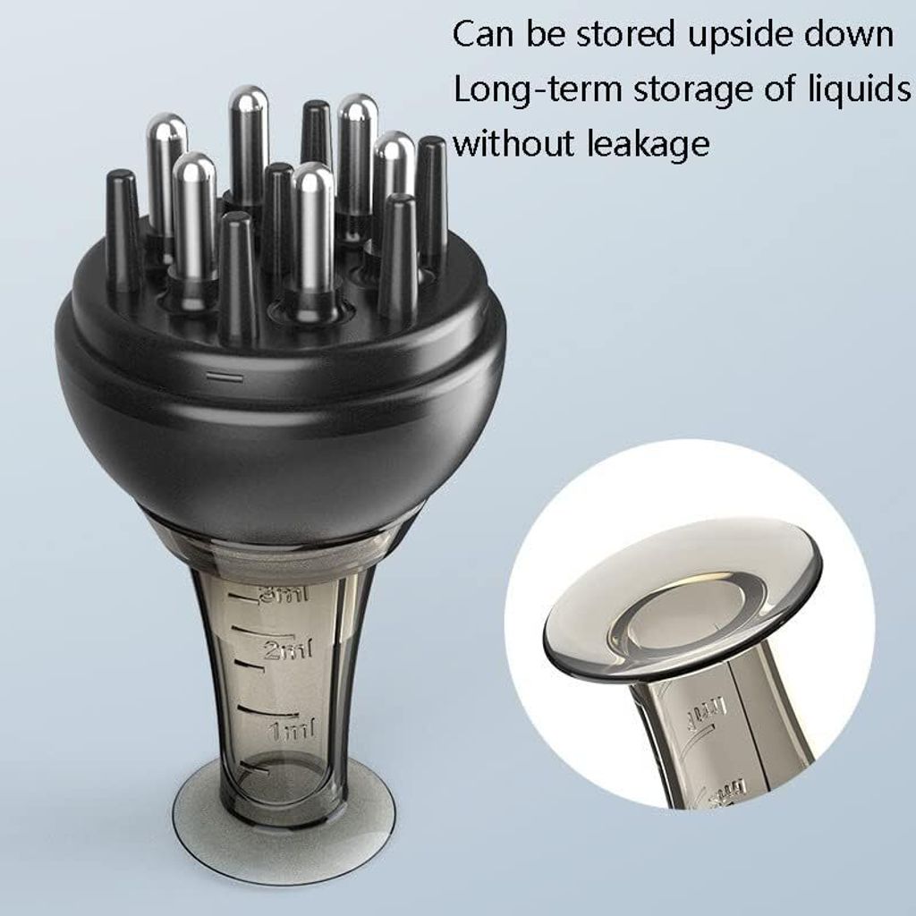 Anti Hair Loss Scalp Care Tool Easy to Use Liquid Dispenser with Guiding Massager  12