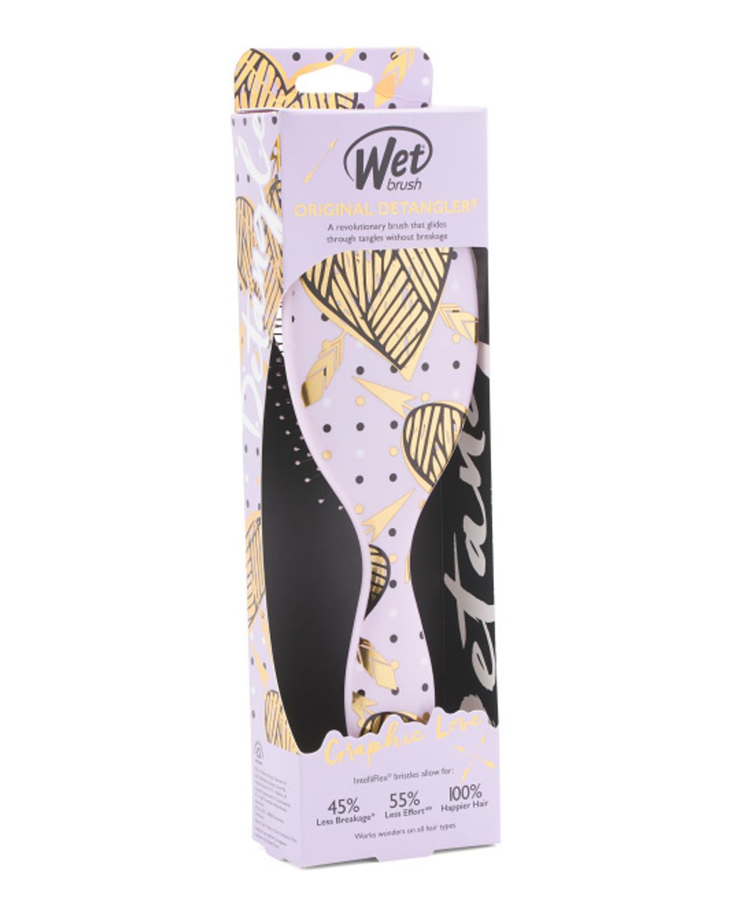 wet brush Graphic Love Original Detangler Hairbrush 