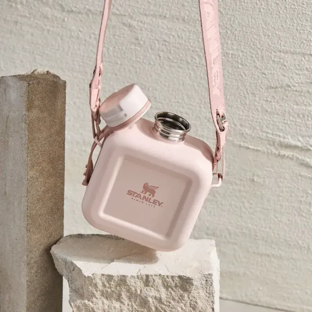 STANLEY Next x Nature 系列 方形背帶水壺 0.47L : 山櫻粉 5
