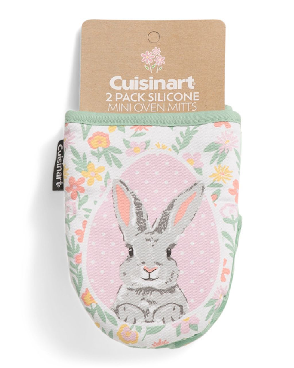CUISINART 2pk Easter Bunny Silicone Mini Oven Mitts