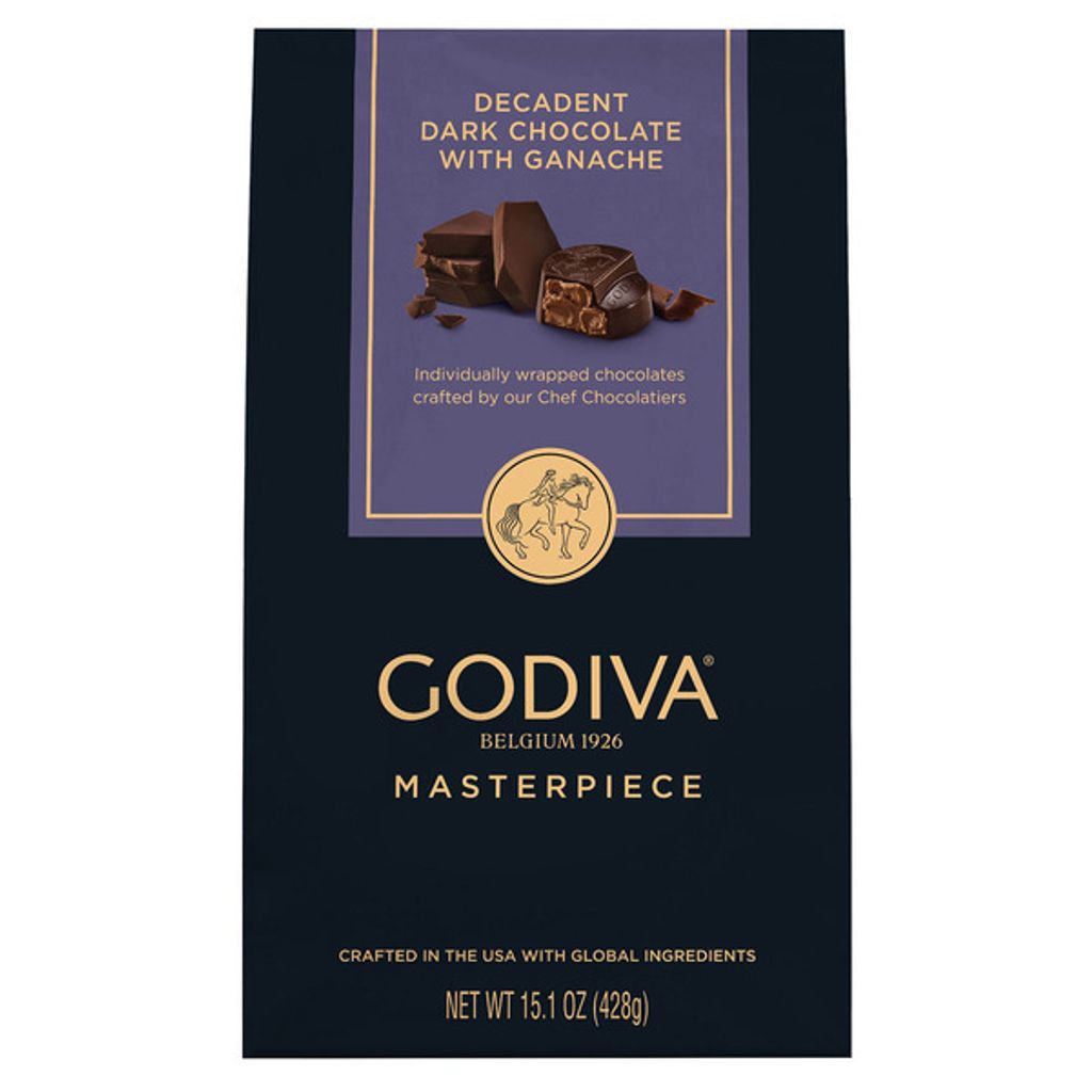 Godiva Masterpiece Dark Chocolate with Ganache, 15 oz