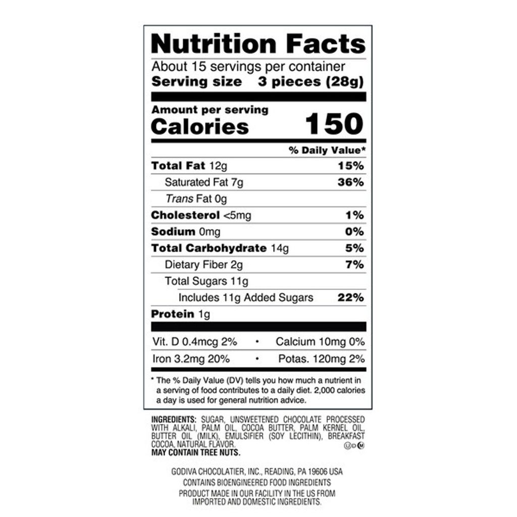 Godiva Masterpiece Dark Chocolate with Ganache, 15 oz 2
