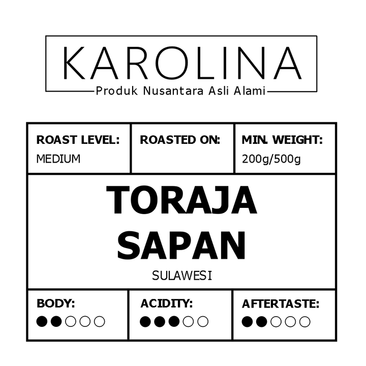 Kopi Toraja Sapan (Medium Roast)