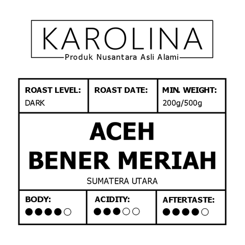 Kopi Aceh Bener Meriah