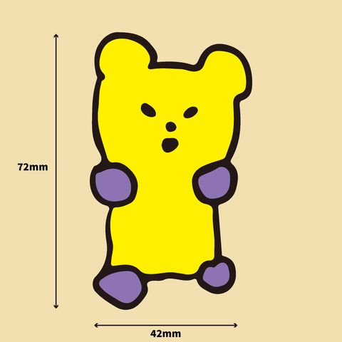 onlineshop_貼紙 小熊軟糖證件照-16