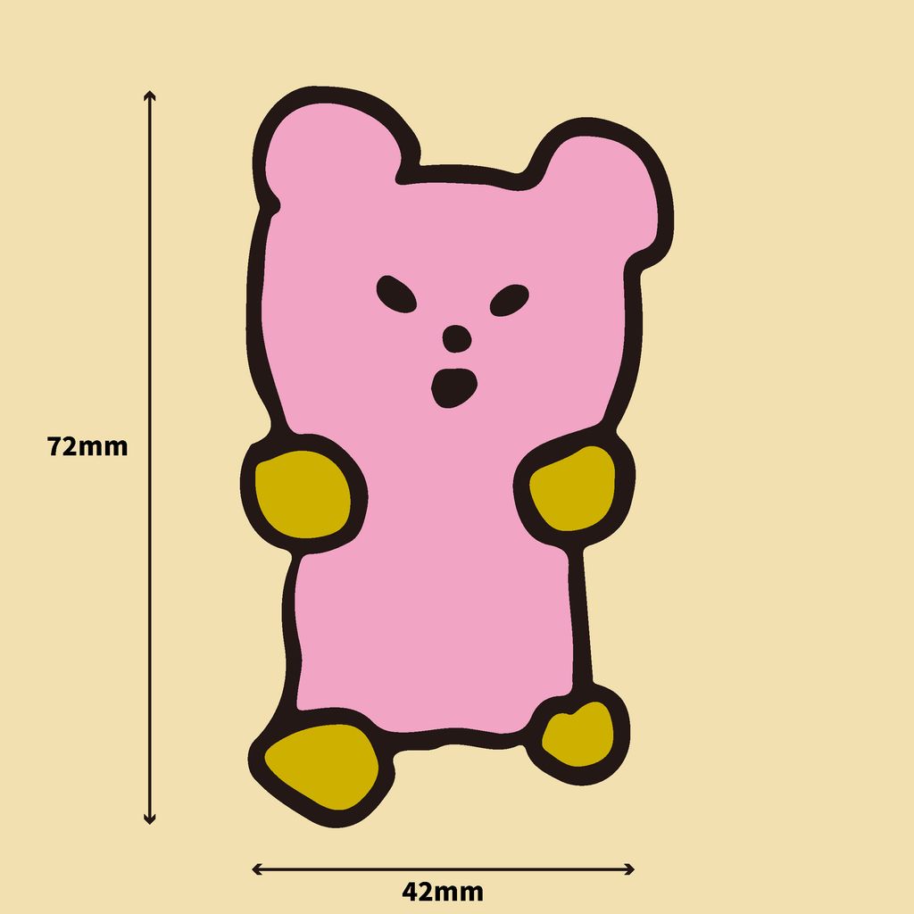 onlineshop_貼紙 小熊軟糖證件照-01