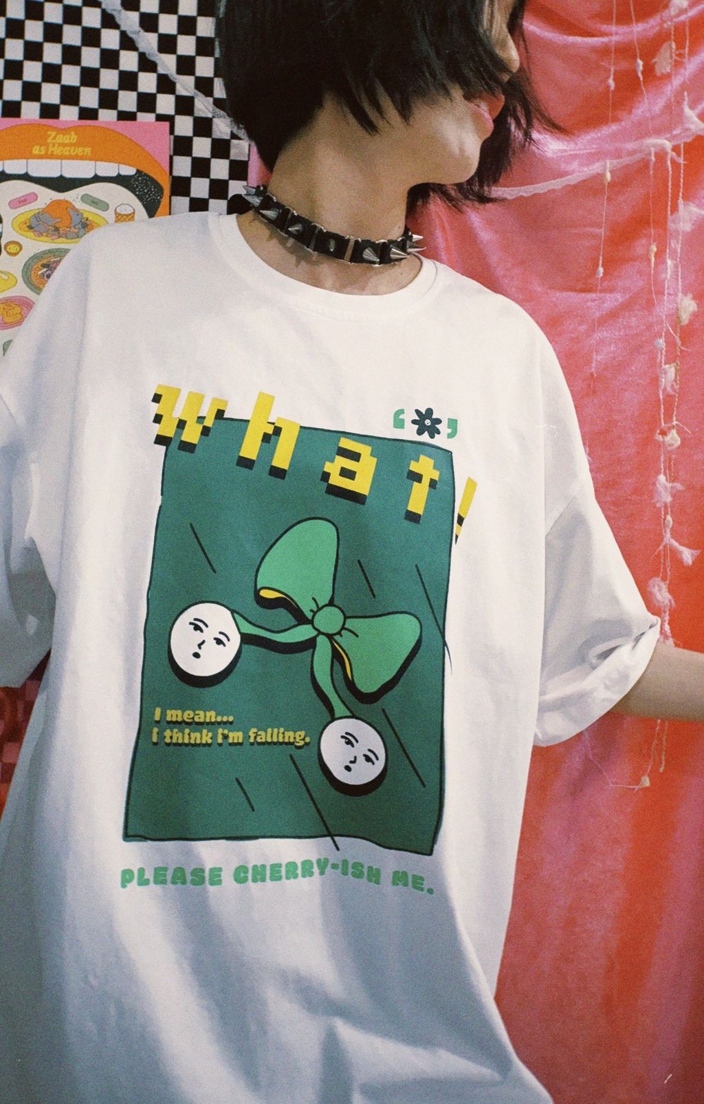 好好 cherry me（白）｜寬寬大大Ｔ2.0 - 6