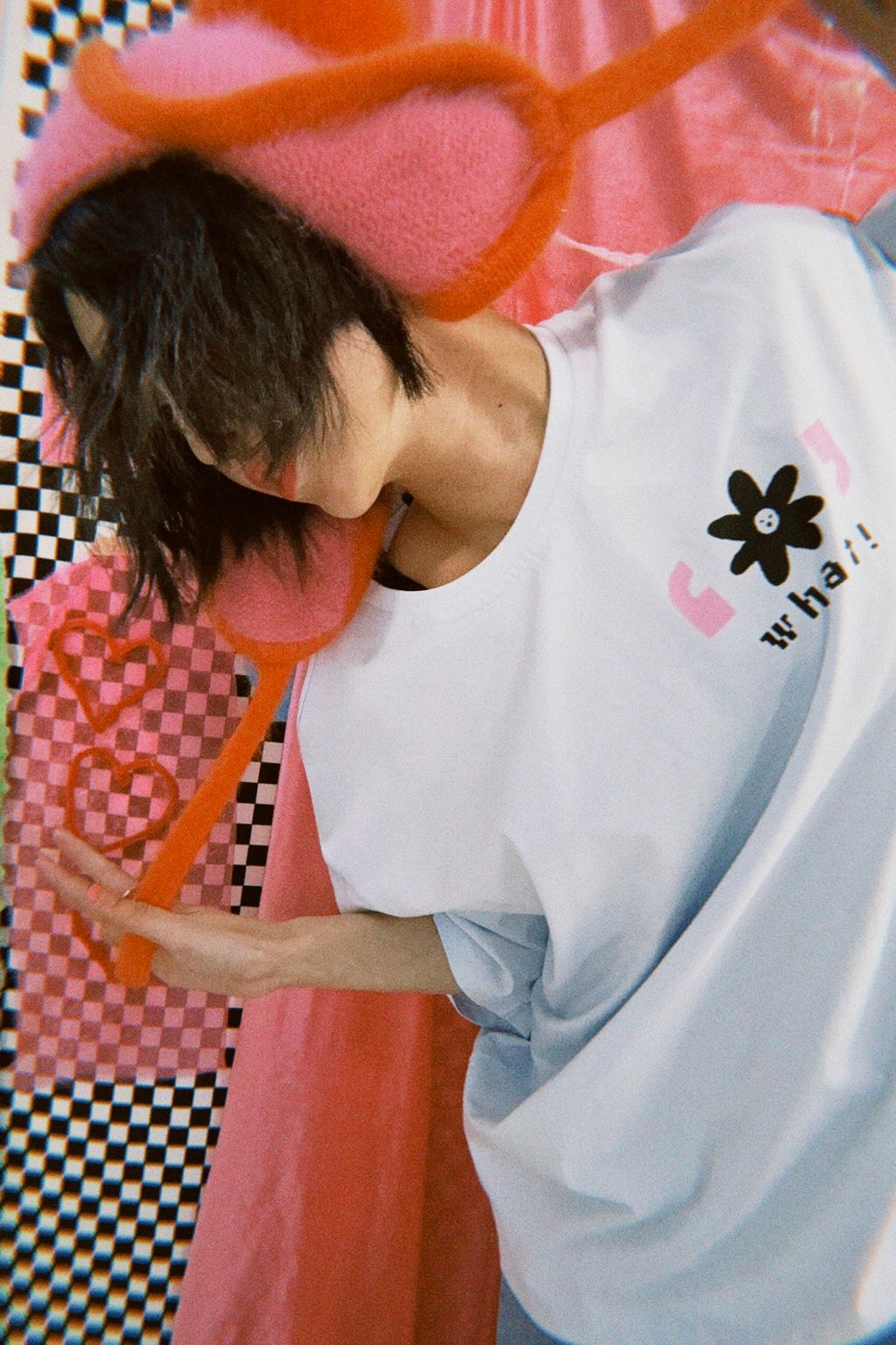 蝴蝶生氣了（水藍）｜寬寬大大Ｔ2.0 - 2