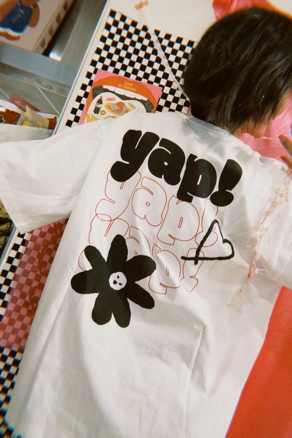 小花的日記（白）｜寬寬大大Ｔ2.0 - 3