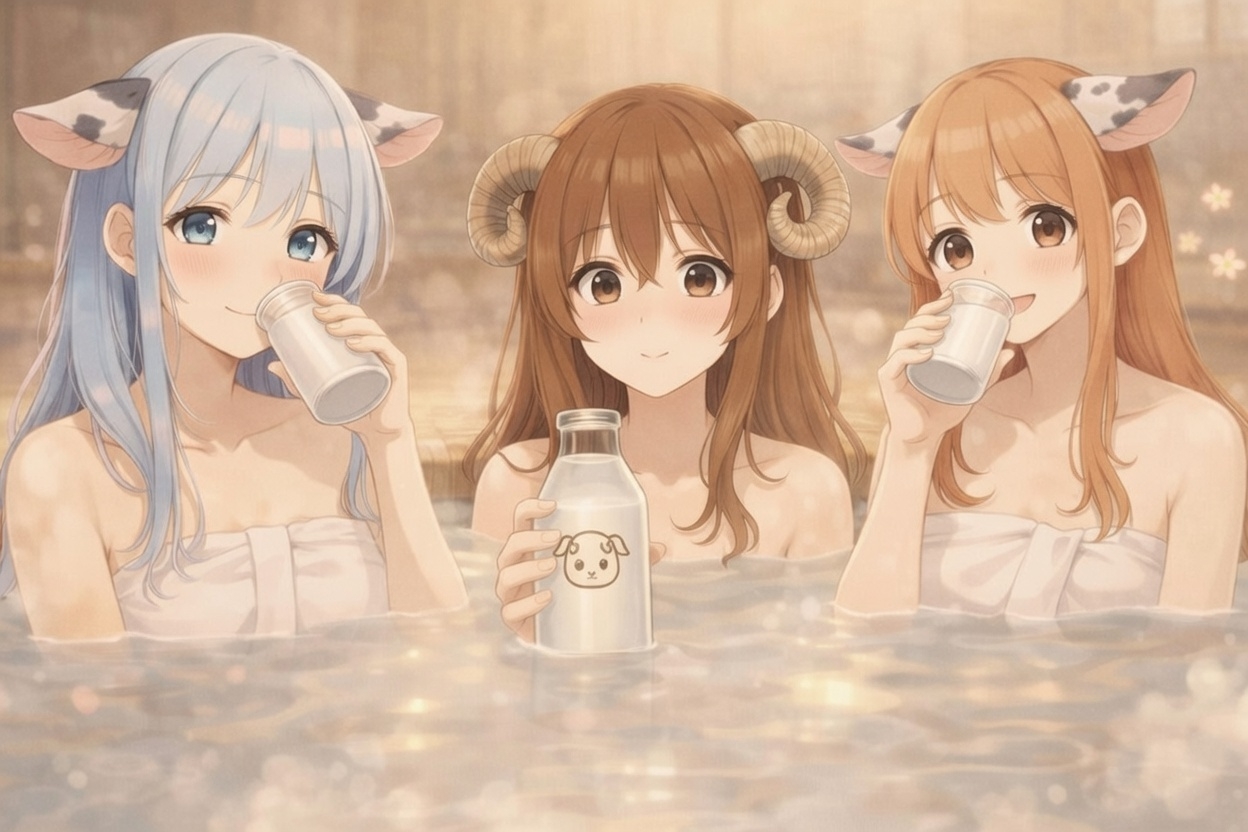 千奈神社見聞錄 05 喝牛奶