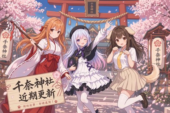 千奈神社｜近期更新方向 | 千奈神社 Sena Shrine