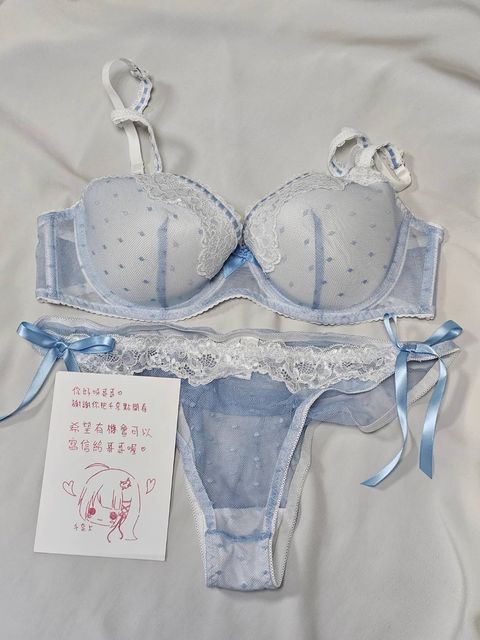 C4.白藍蕾絲可愛成套