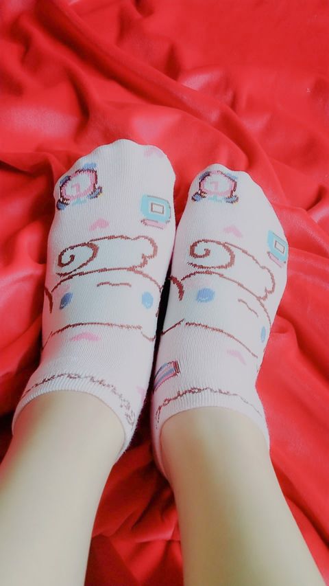 D2.【300$】森森 粉色美樂蒂短襪