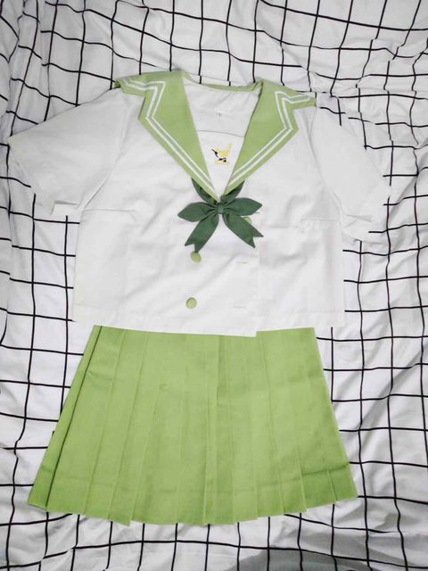 E3.【1500$】森森 綠色水手服 ( 贈 穿照4_5張 )