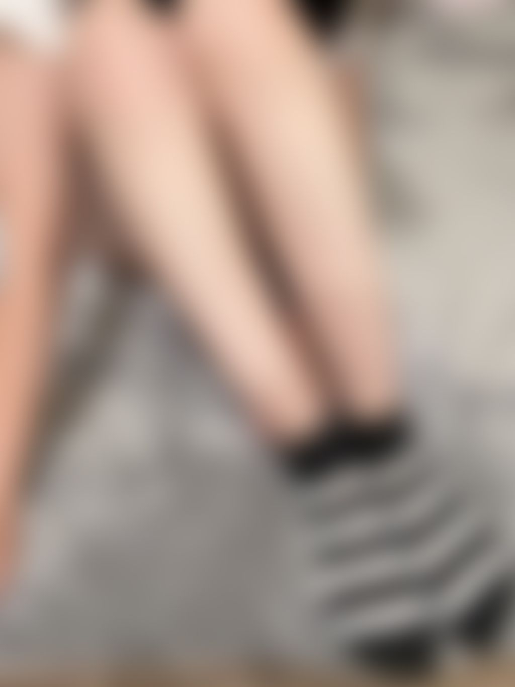 F1.黑白條紋短襪