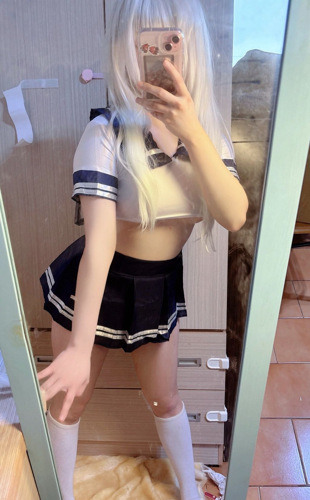 E3.學生妹天使艾茵（內褲+裙子+上衣）