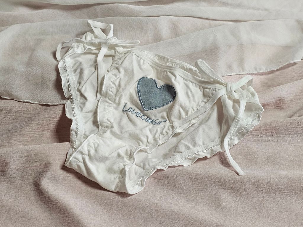 2-1_棉質_綁帶_可愛清純_純白藍心