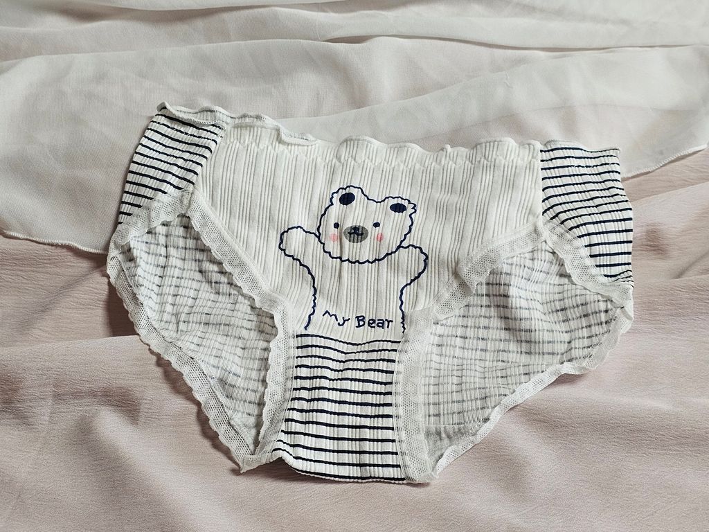 6-1_棉質_可愛清純_橫條小熊