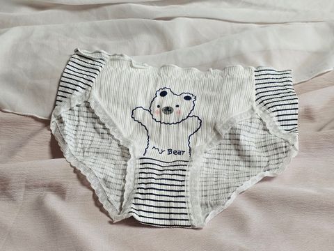 6-1_棉質_可愛清純_橫條小熊