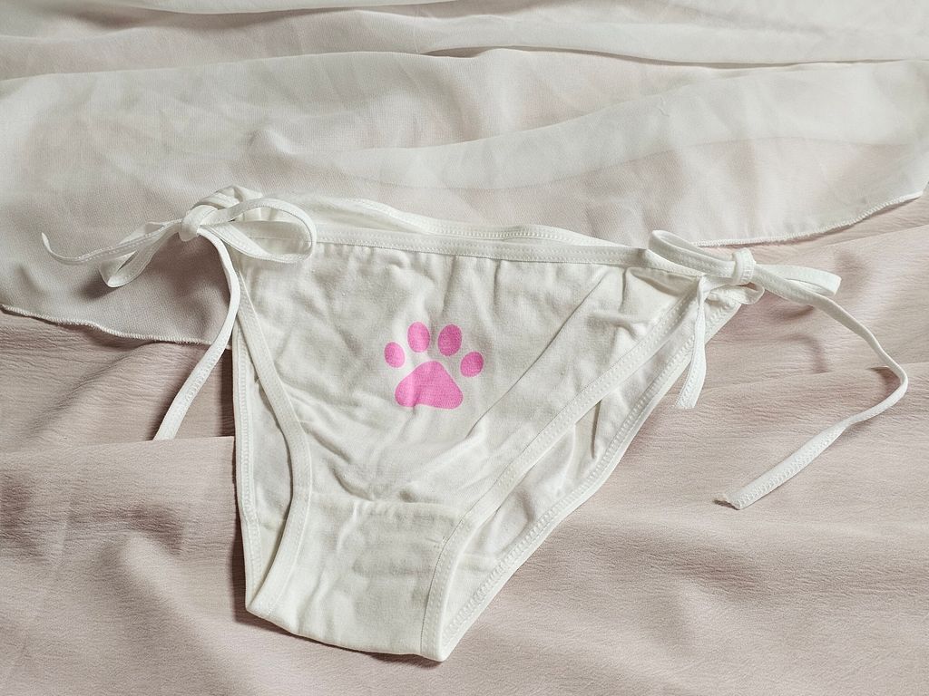 10-1_棉質_綁帶_可愛清純_純白狗爪