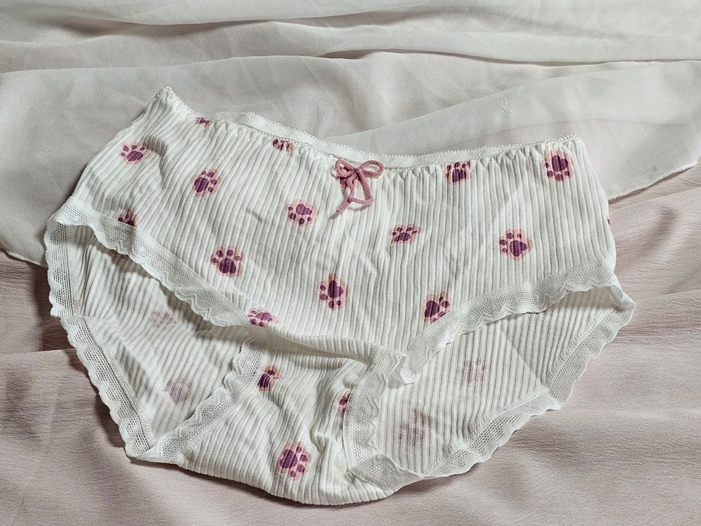 16-1_棉質_可愛清純_純白粉紅爪爪