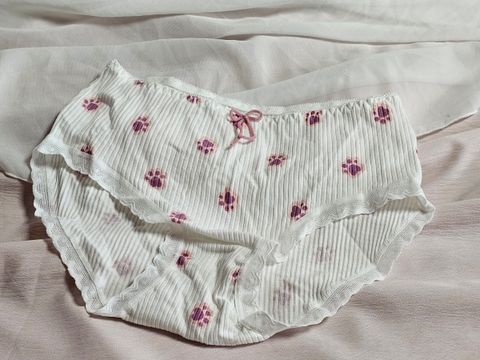 16-1_棉質_可愛清純_純白粉紅爪爪