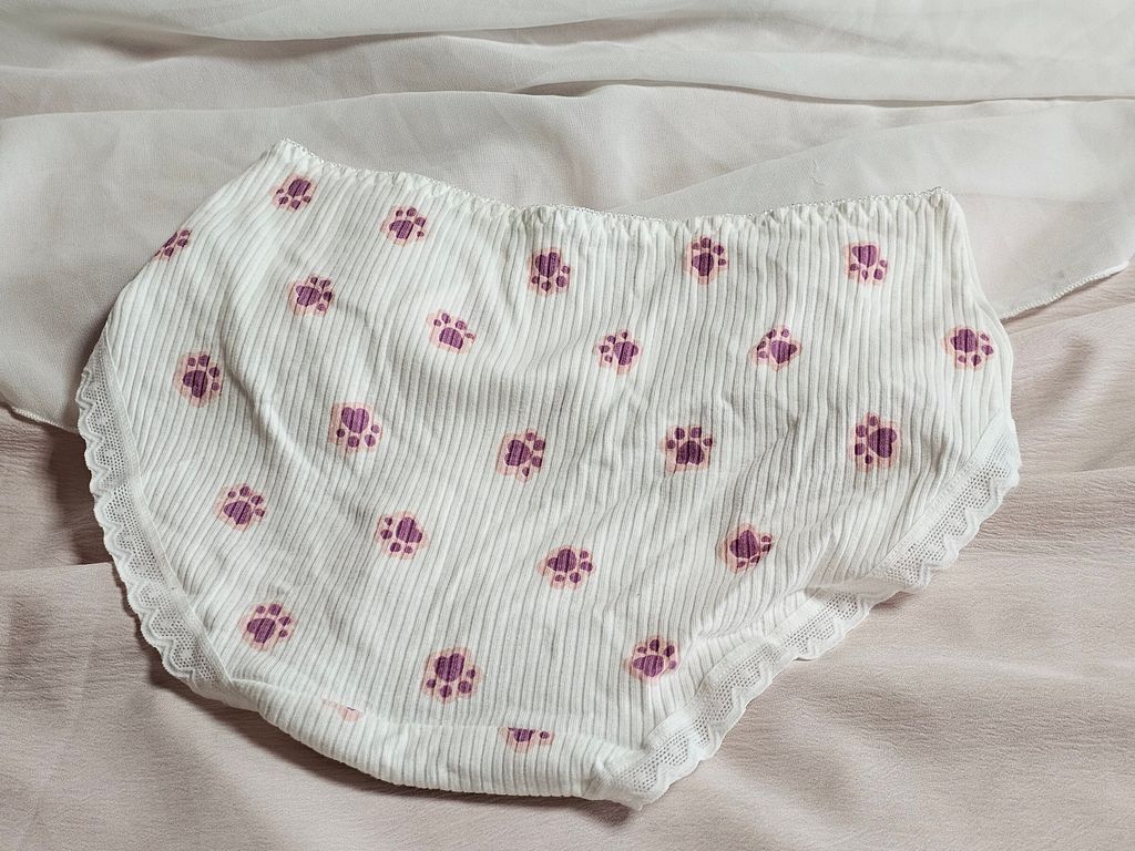 16-2_棉質_可愛清純_純白粉紅爪爪