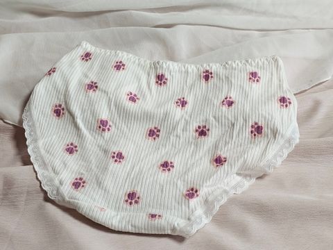 16-2_棉質_可愛清純_純白粉紅爪爪