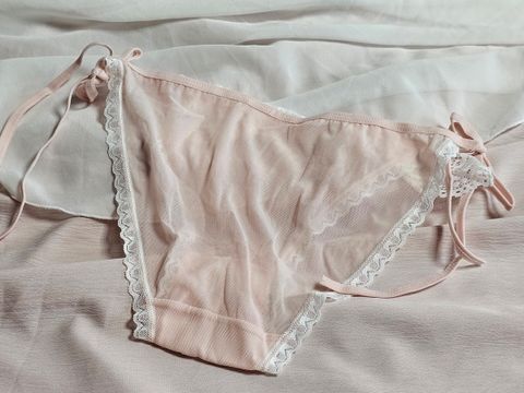 24-2_網紗_可愛清純_透膚_綁帶_粉紅荷葉邊