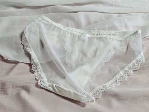 29-2_網紗_緞面_可愛清純_透膚_白色