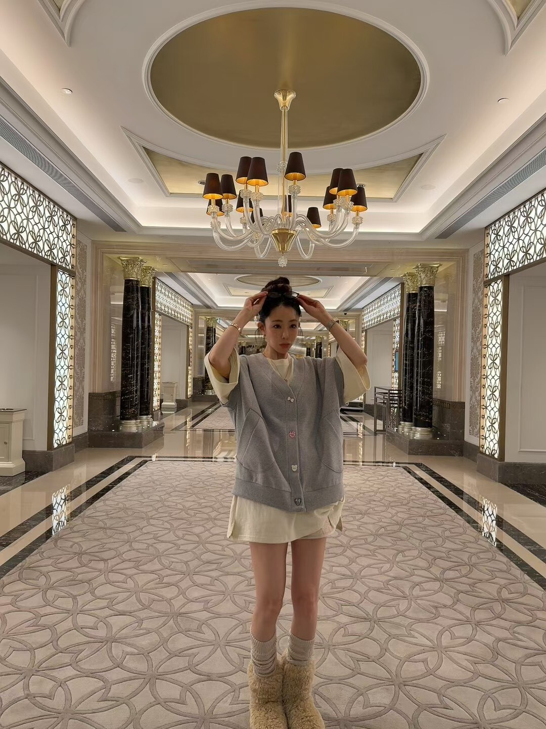 LINE_ALBUM_PALETTE菱格紋短褲-$980_260213_1