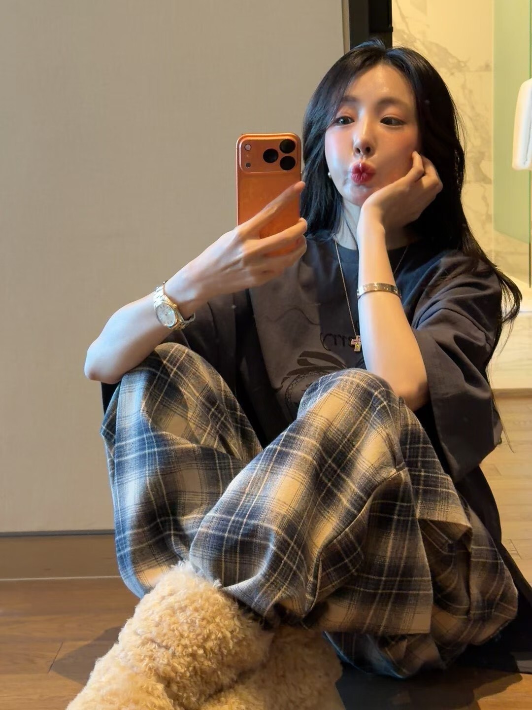 LINE_ALBUM_PALETTE美式格紋工裝褲-$1580_260213_6