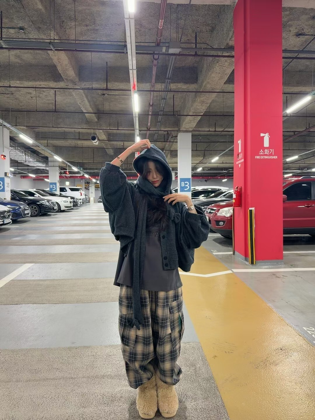 LINE_ALBUM_PALETTE美式格紋工裝褲-$1580_260213_7