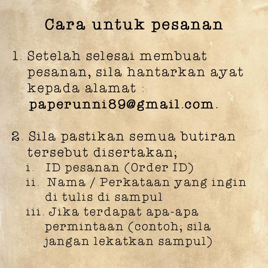 place order wish card malay