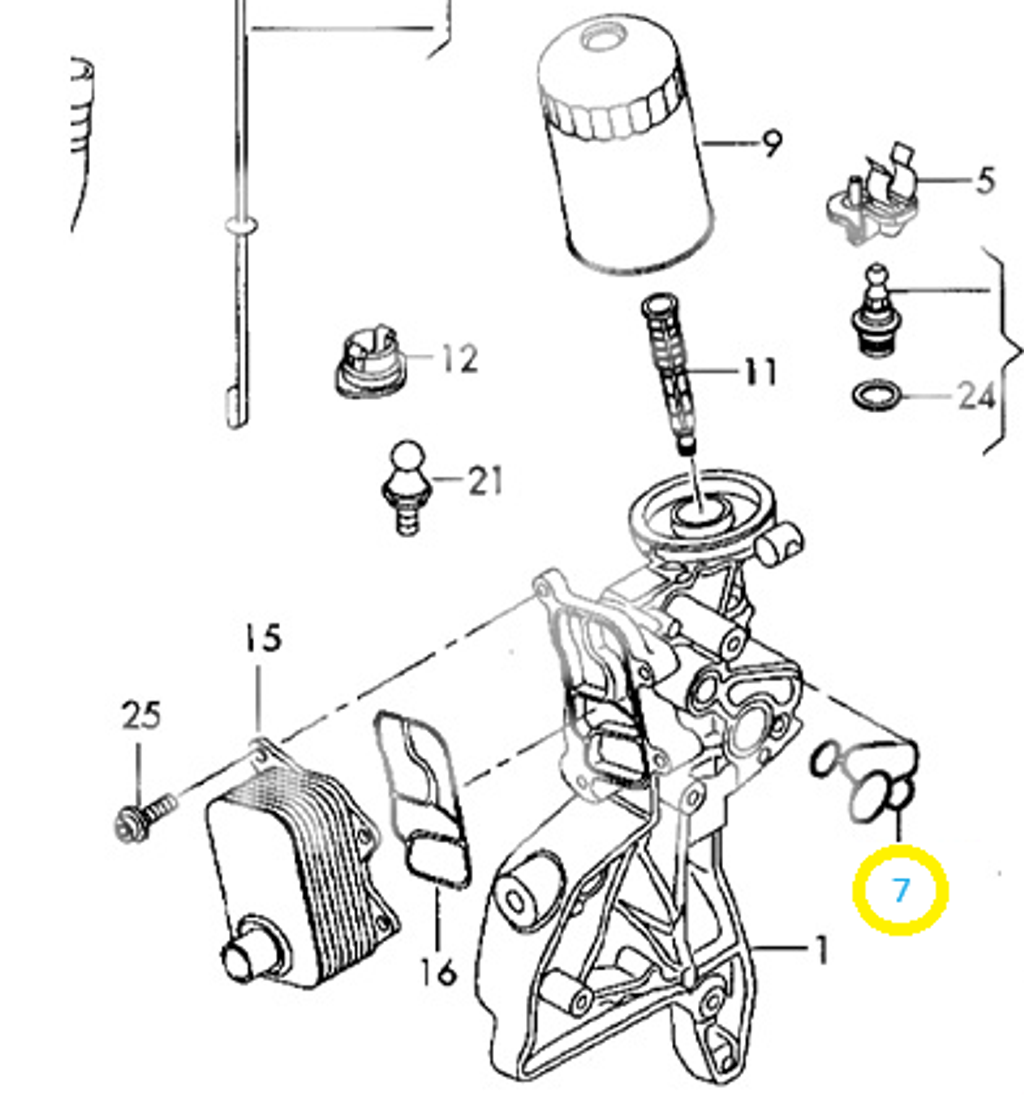 EA888 OIL FILTER ORING