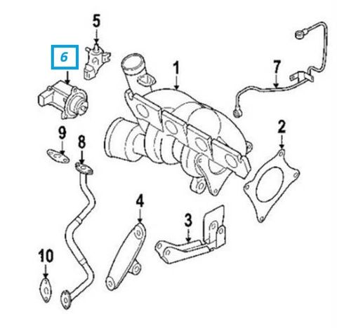 GOLF MK6 DIVERTERR VALVE