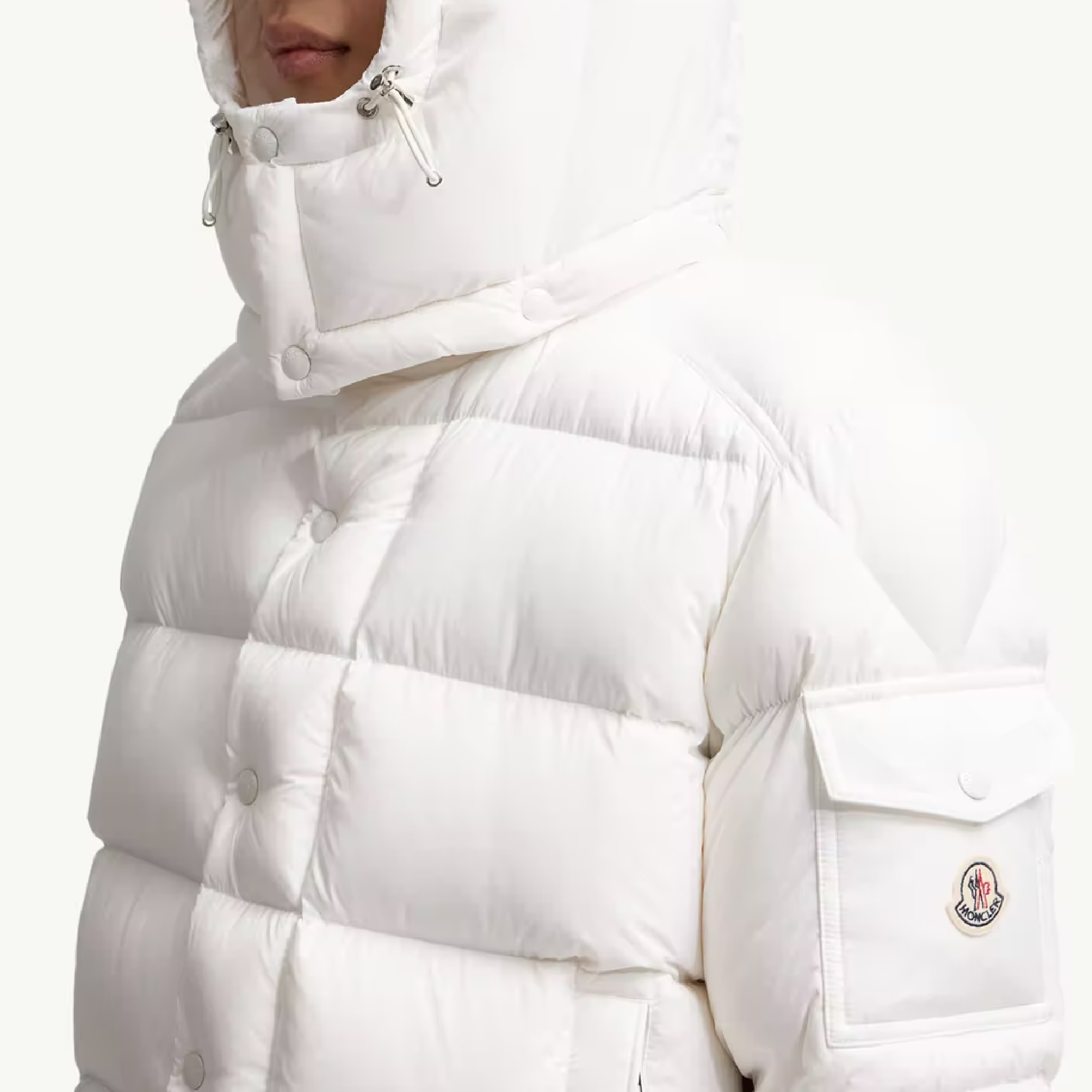 Moncler Maya 70 Hooded Short Down Jacket-02