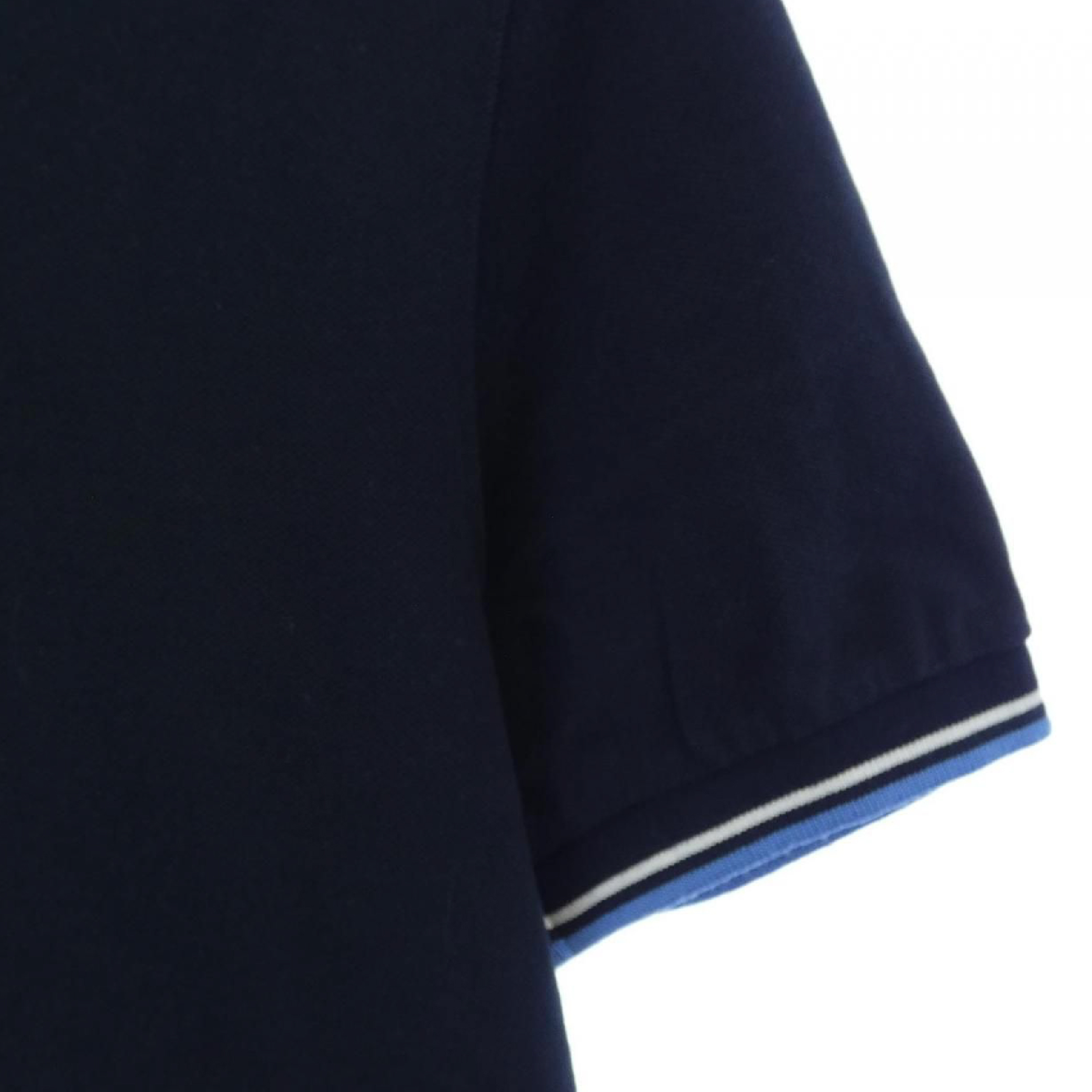 Prada Twin Tipped Navy Blue Polo (6)