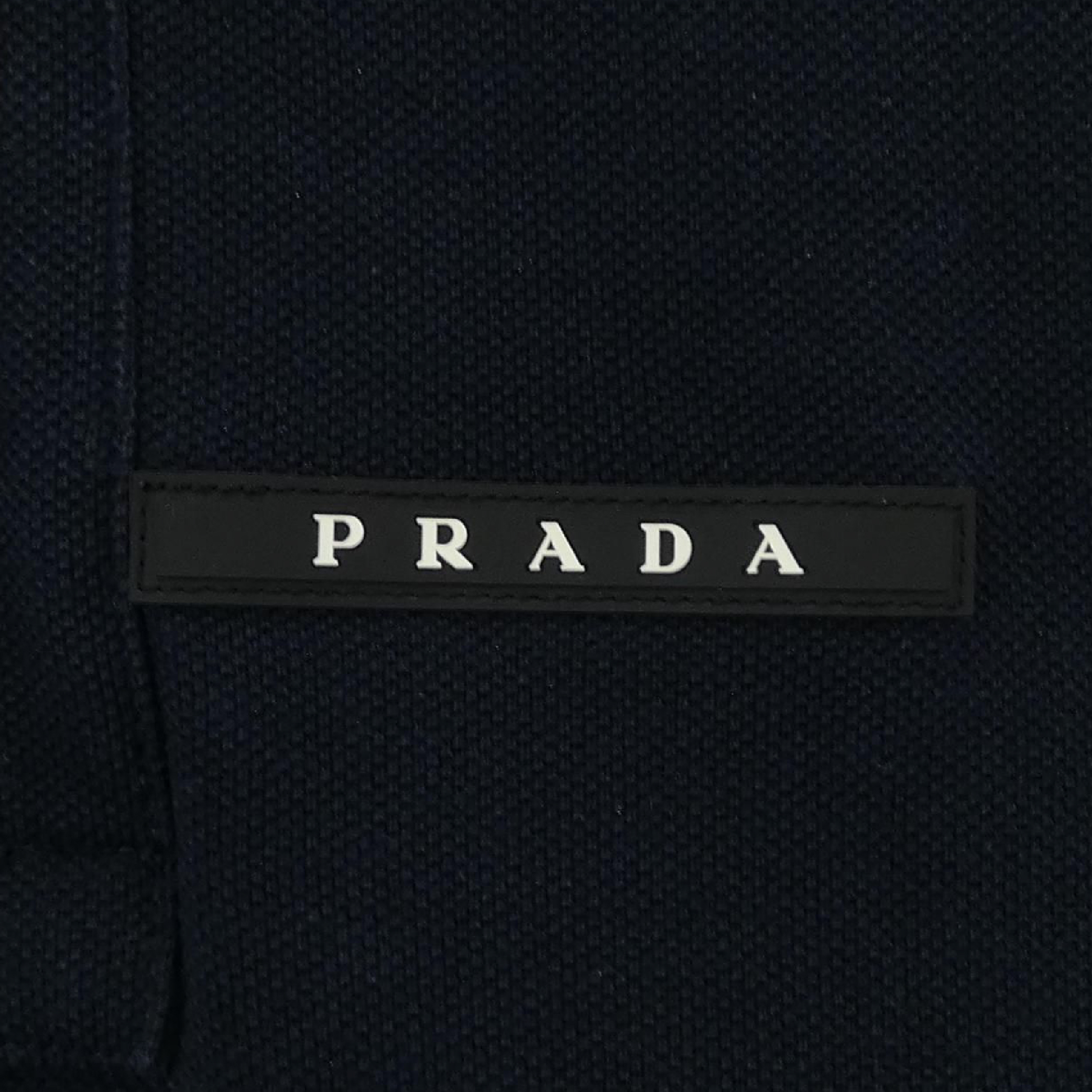 Prada Twin Tipped Navy Blue Polo (4)