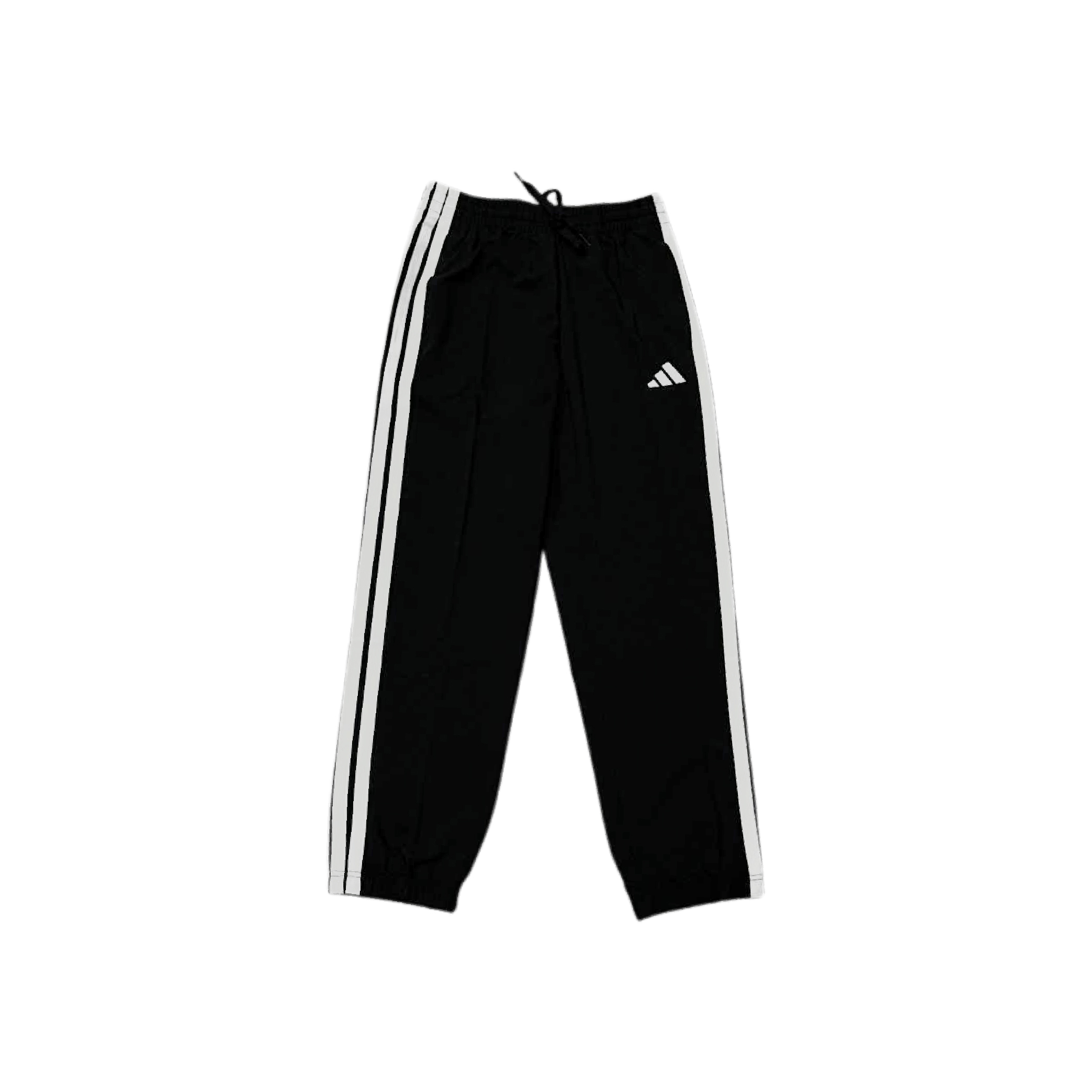 Adidas Train Essentials 3-Stripes Woven Black Pants-01
