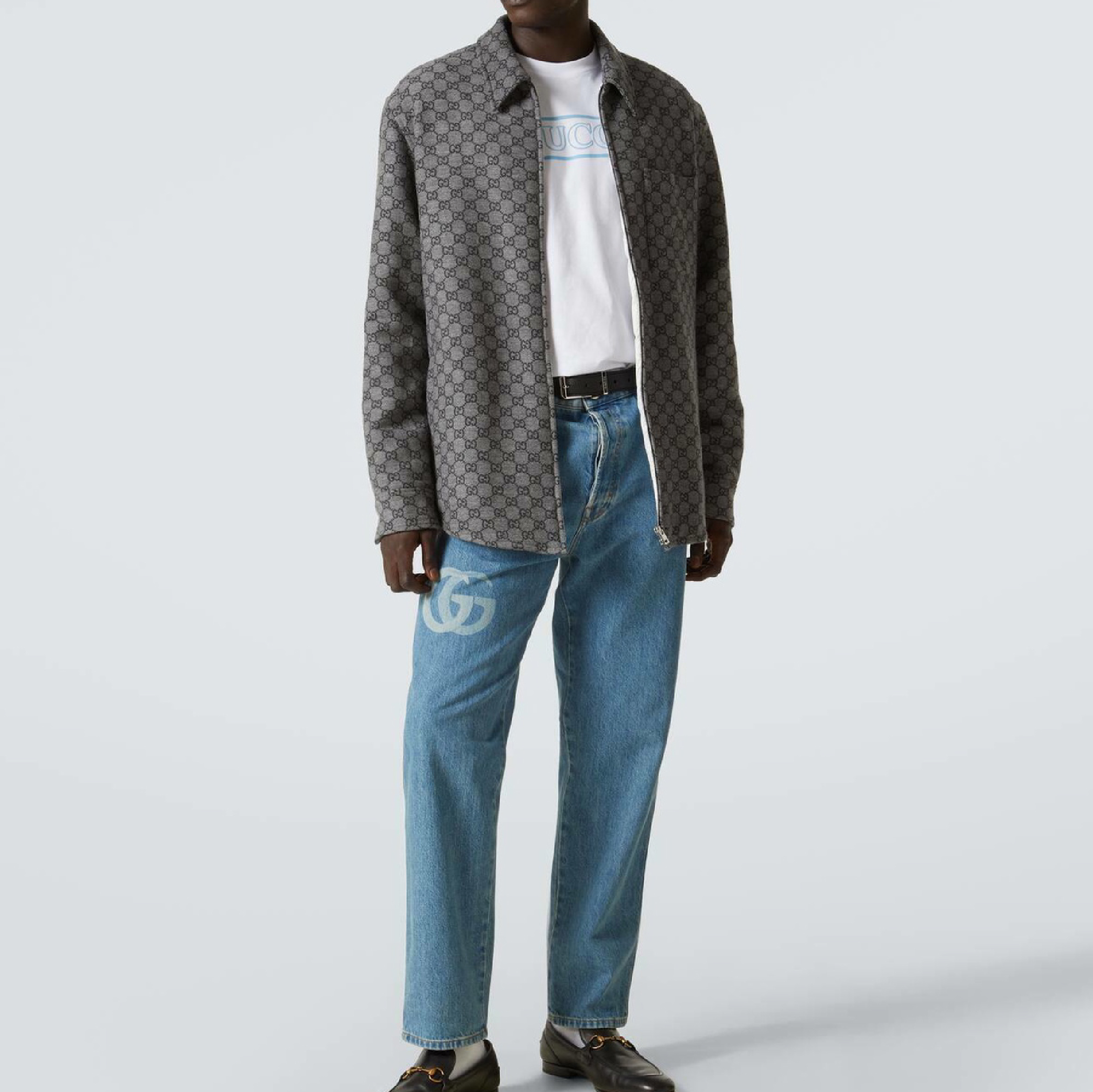 Gucci Gucci Web cotton jersey T-shirt-05