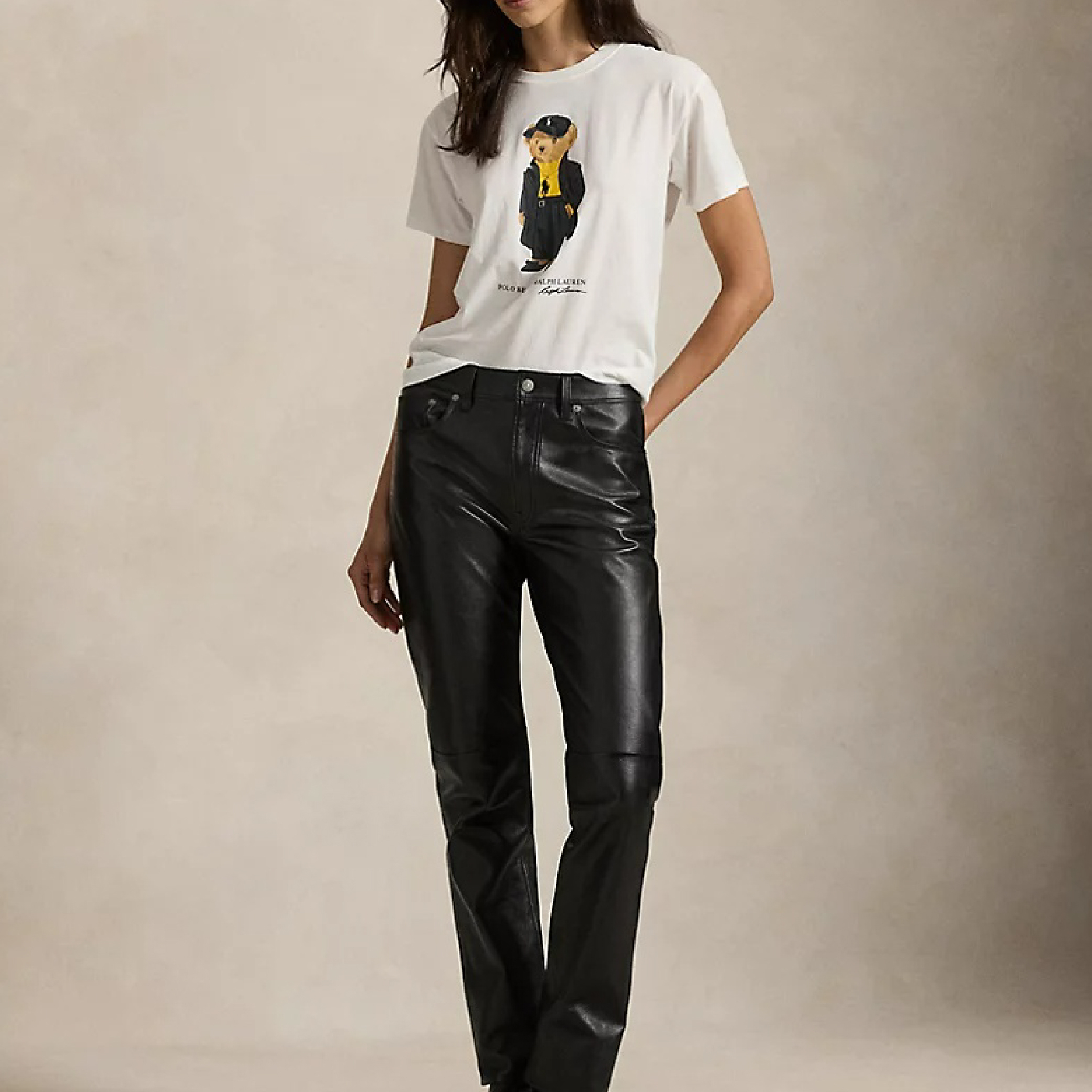 Polo Ralph Lauren Women's Polo Bear Cap Tee-07