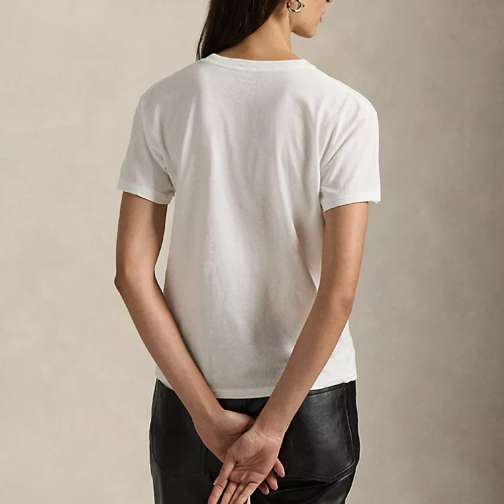 Polo Ralph Lauren Women's Polo Bear Cap Tee-06