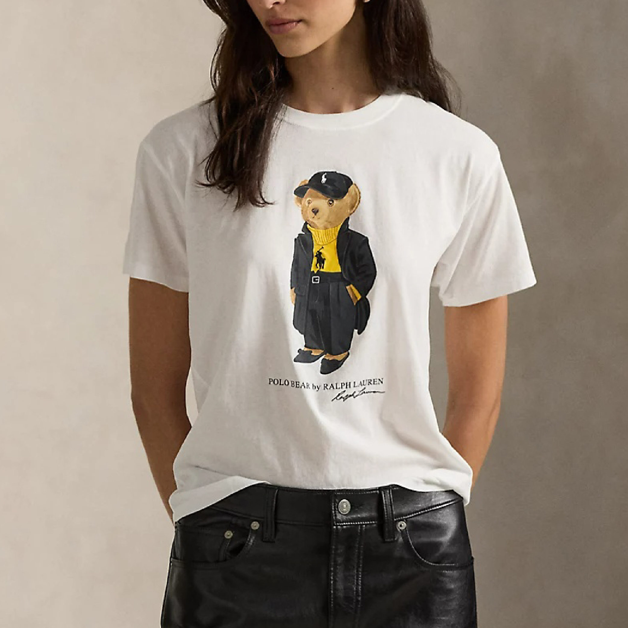 Polo Ralph Lauren Women's Polo Bear Cap Tee-05