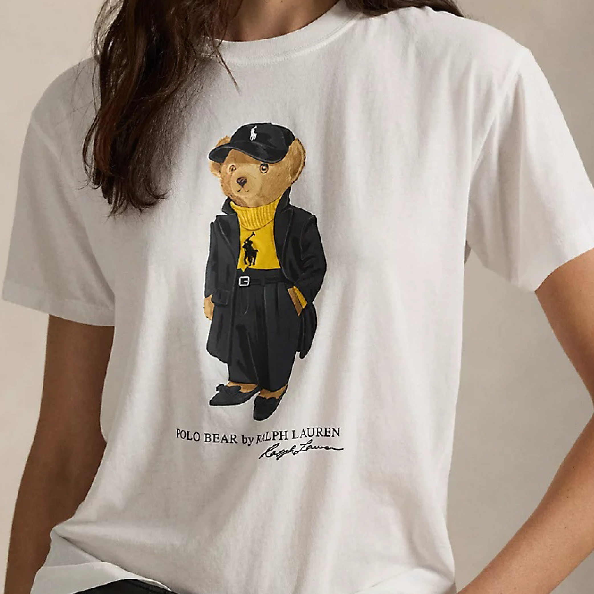 Polo Ralph Lauren Women's Polo Bear Cap Tee-04