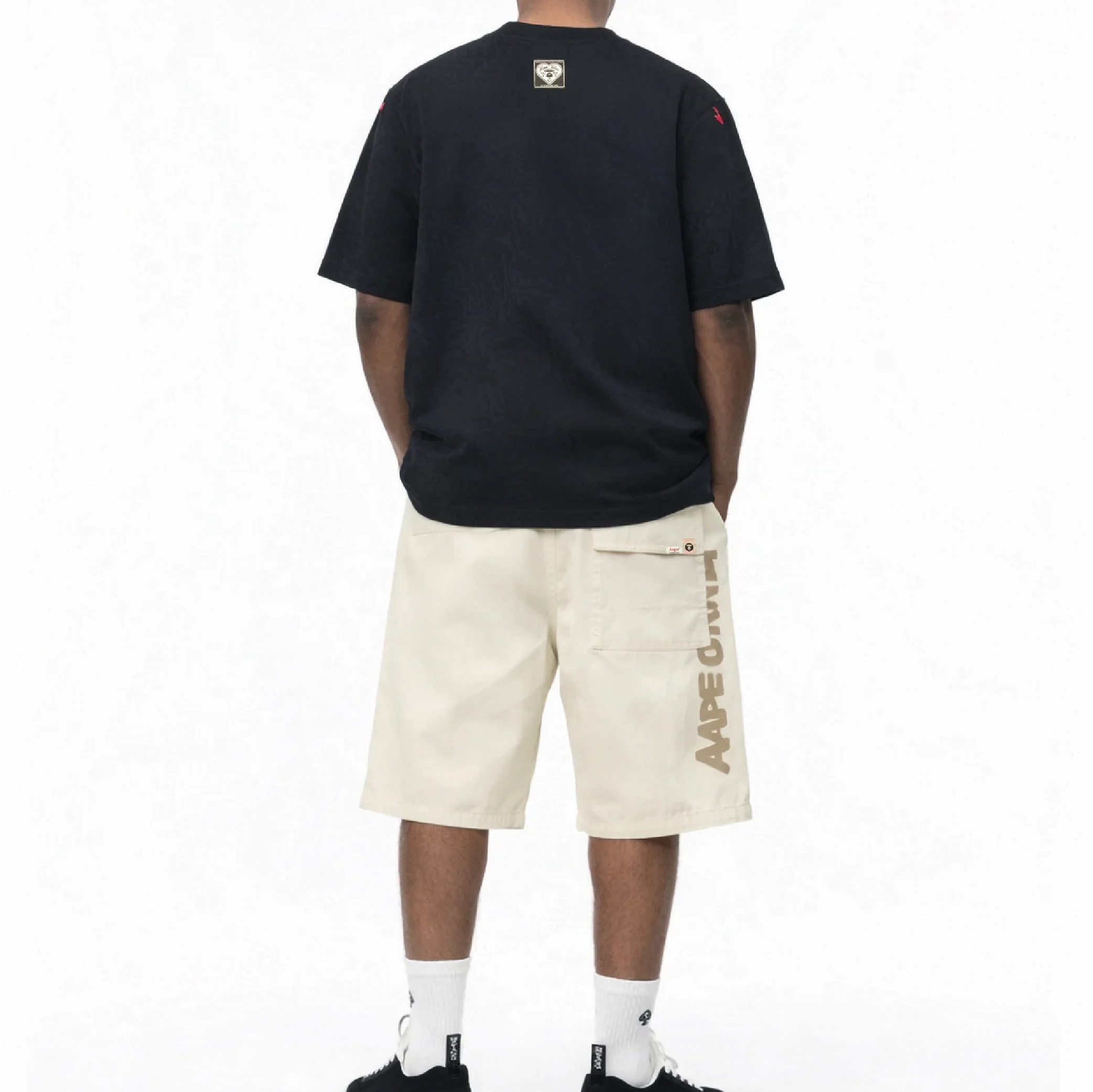 Aape A Bathing Ape UNVS Logo Shorts-14