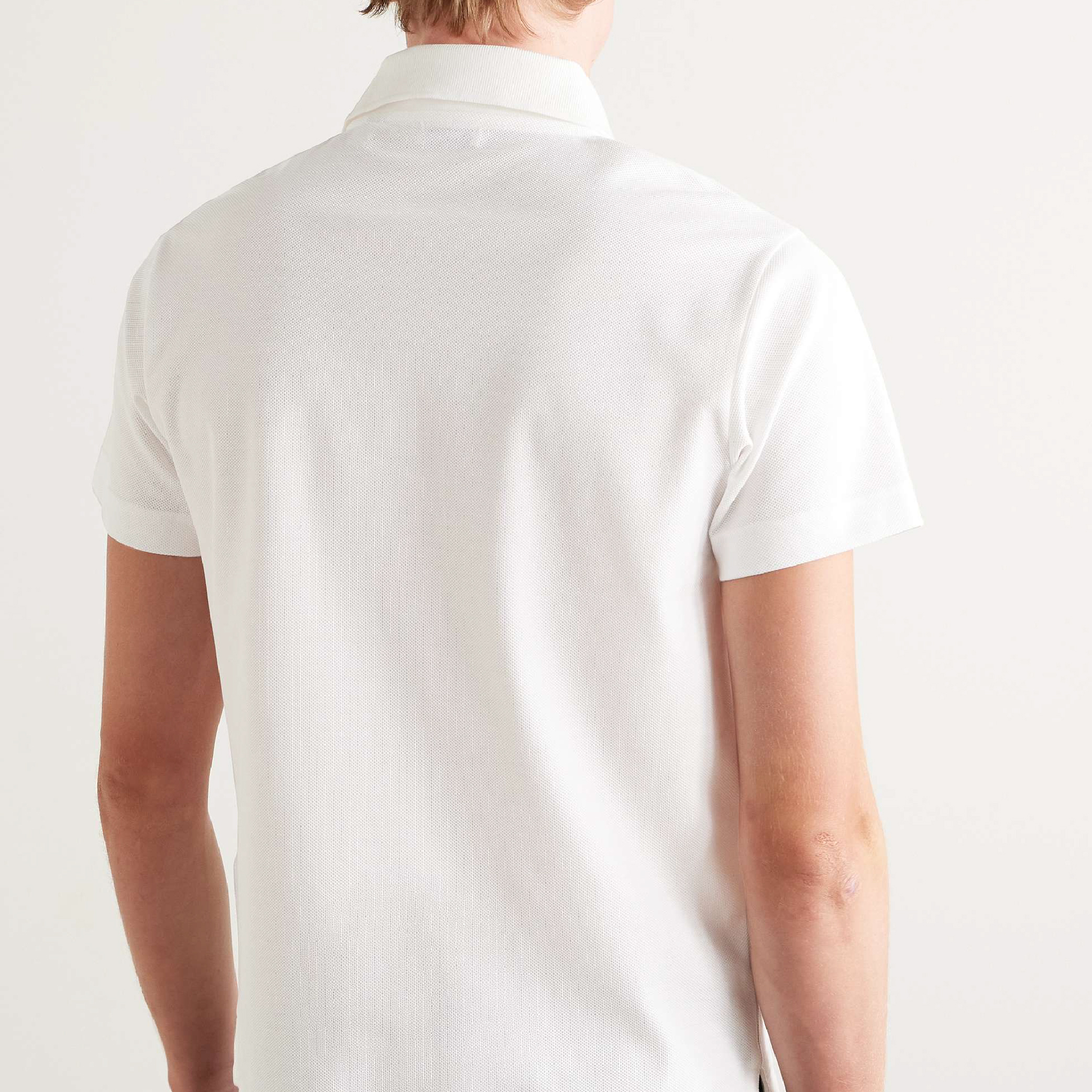 Burberry Embroidered Checkered EKD Logo Polo-08