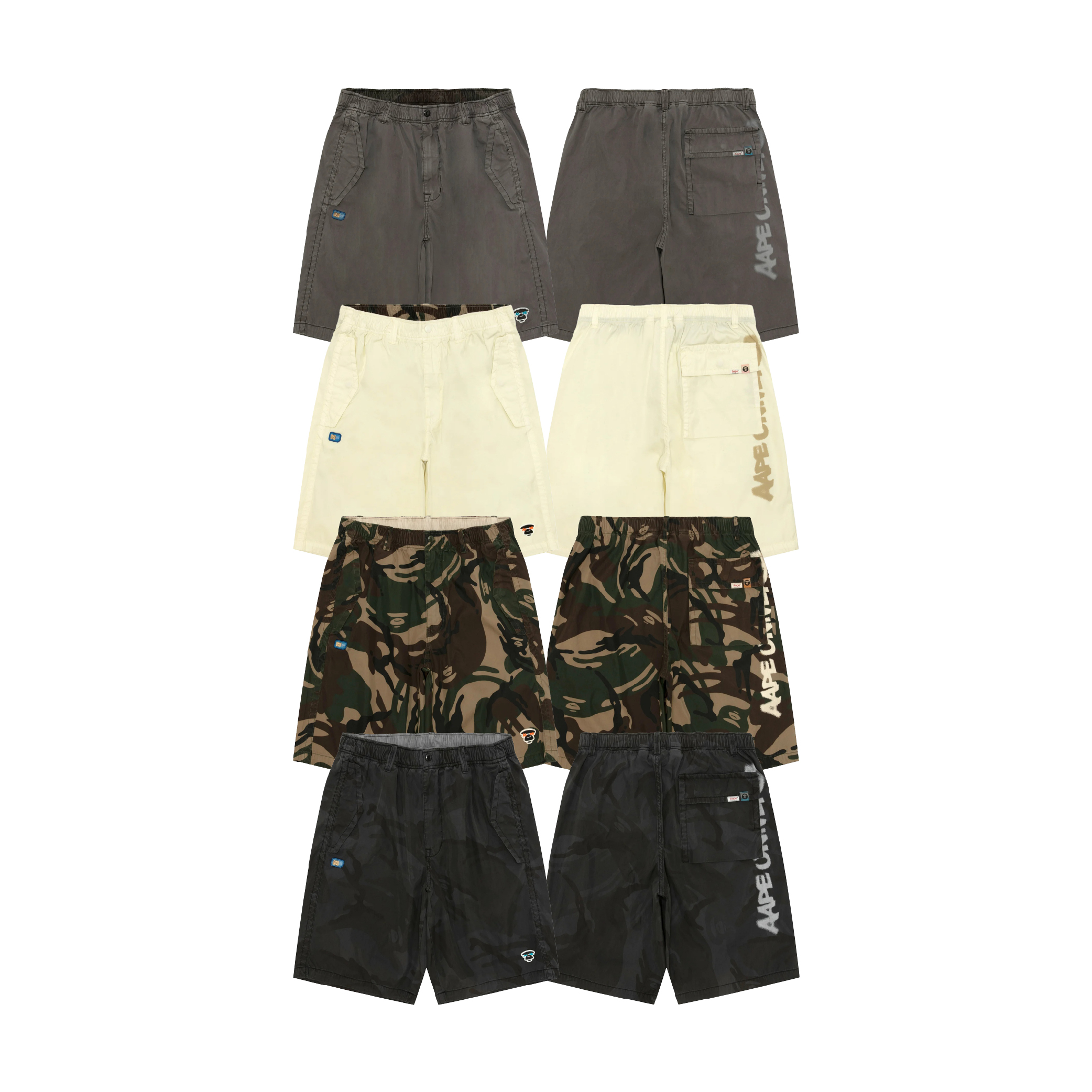 Aape A Bathing Ape UNVS Logo Shorts T-01