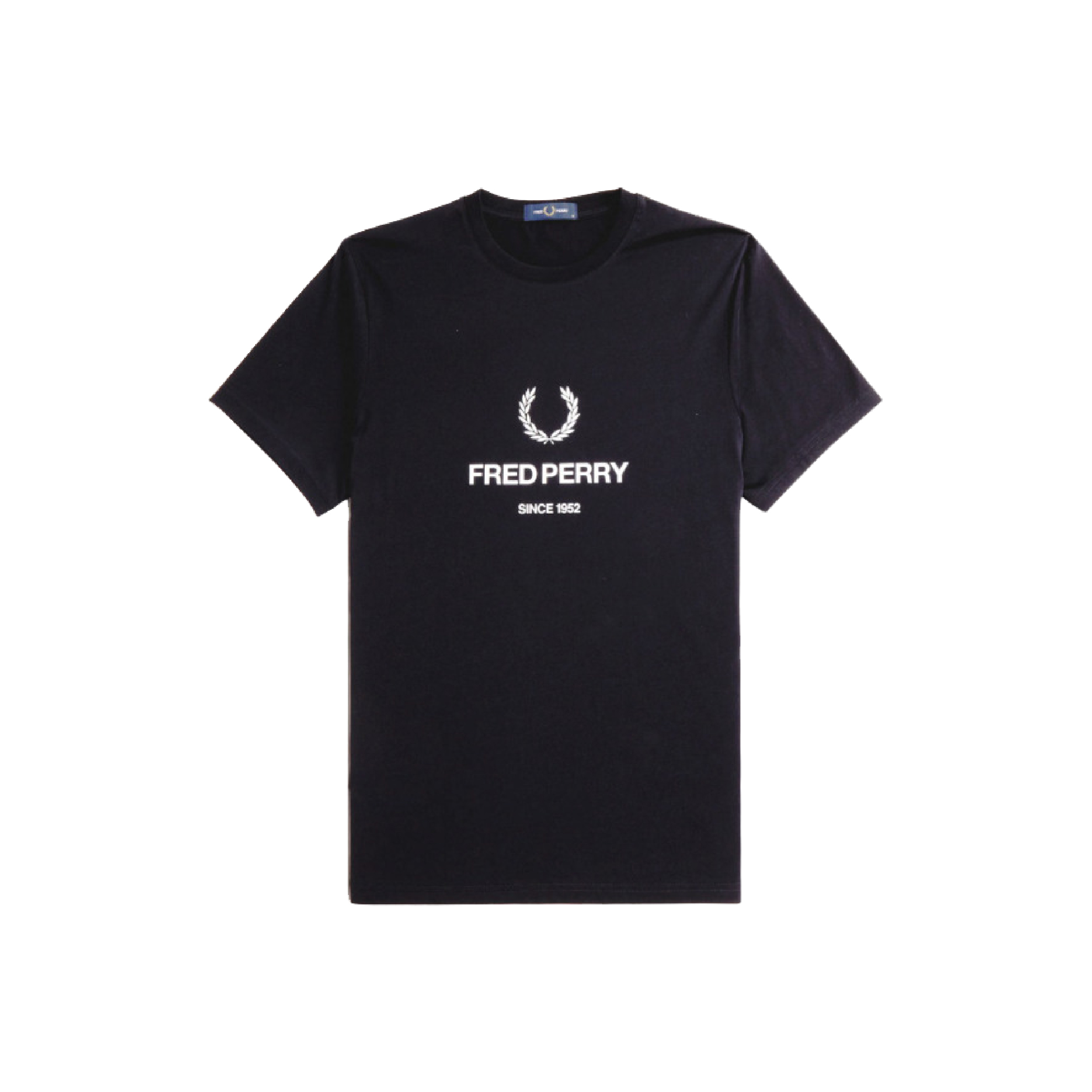 Fred Perry wording logo graphic print tee-02