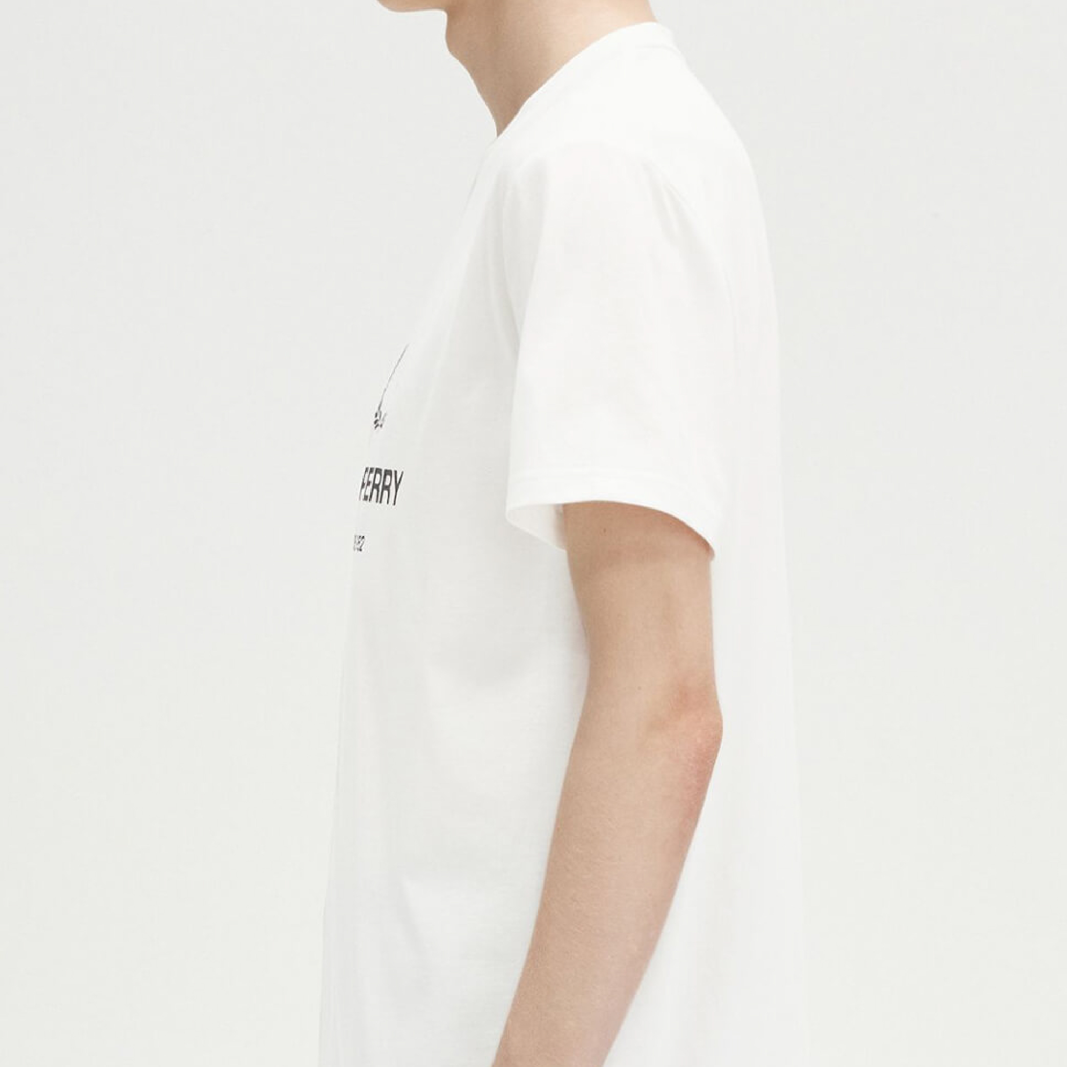 Fred Perry wording logo graphic print tee-11